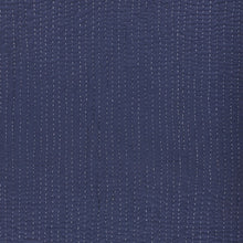 60" X 50" Blue Kantha Cotton Throw Blanket with Embroidery
