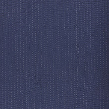 60" X 50" Blue Kantha Cotton Throw Blanket with Embroidery