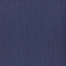 60" X 50" Blue Kantha Cotton Throw Blanket with Embroidery