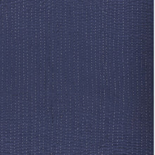 60" X 50" Blue Kantha Cotton Throw Blanket with Embroidery