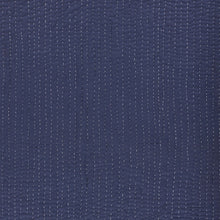 60" X 50" Blue Kantha Cotton Throw Blanket with Embroidery