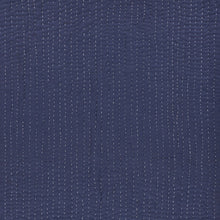 60" X 50" Blue Kantha Cotton Throw Blanket with Embroidery