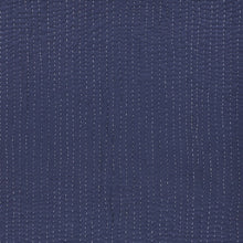 60" X 50" Blue Kantha Cotton Throw Blanket with Embroidery