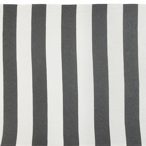 50" X 60" Blue and White Cotton Woven Striped Throw Blanket with Tassels
