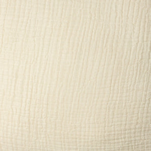 20" X 20" White And Blue 100% Cotton Zippered Pillow