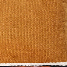 20" X 20" Orange White And Black 100% Cotton Geometric Zippered Pillow
