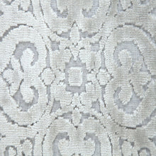 20" X 20" Silver Gray And Light Gray Viscose Zippered Pillow