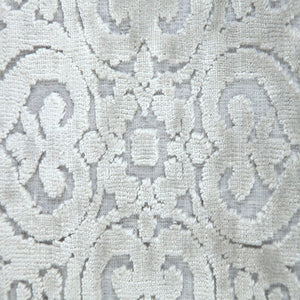 20" X 20" Silver Gray And Light Gray Viscose Zippered Pillow