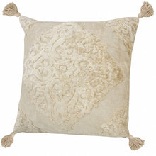 20" X 20" Silver Gray And Light Gray Viscose Zippered Pillow