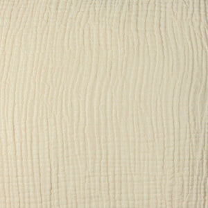 20" X 20" Cream And Beige 100% Cotton Zippered Pillow