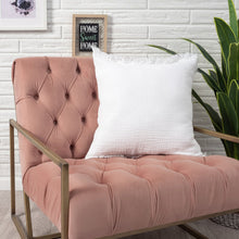 20" X 20" Cream And Beige 100% Cotton Zippered Pillow