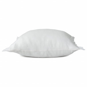 20" X 20" Cream And Beige 100% Cotton Zippered Pillow