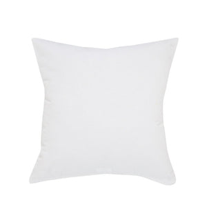 20" X 20" White And Silver 100% Cotton Animal Print Zippered Pillow