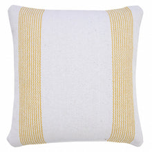 20" X 20" Pale Blue And White 100% Cotton Geometric Zippered Pillow