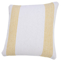 20" X 20" Pale Blue And White 100% Cotton Geometric Zippered Pillow