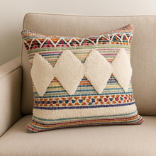 18" Blue and White Throw Pillow