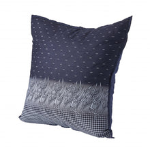 20" Black and Yellow Throw Pillow with Tassels