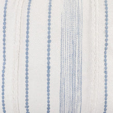20" Blue and White Throw Pillow