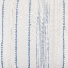 20" Blue and White Throw Pillow