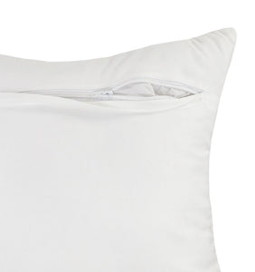 20" Blue and White Throw Pillow