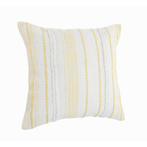 20" Blue and White Throw Pillow