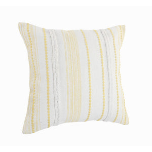 20" Blue and White Throw Pillow