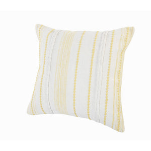 20" Blue and White Throw Pillow
