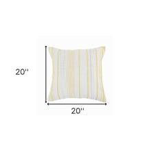 20" Blue and White Throw Pillow