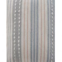 20" Blue and White Throw Pillow