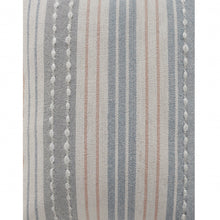 20" Blue and White Throw Pillow