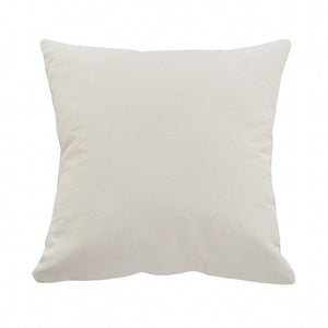 20" Blue and White Throw Pillow