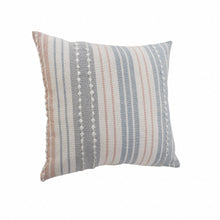 20" Blue and White Throw Pillow
