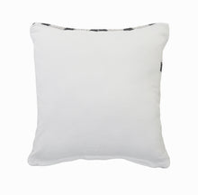 20" Black And White Cotton Geometric Throw Pillow