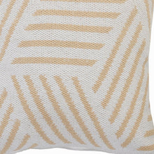 20" Black And White Cotton Geometric Throw Pillow