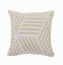 20" Black And White Cotton Geometric Throw Pillow