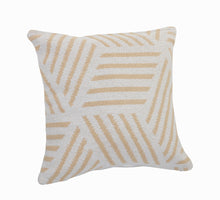 20" Black And White Cotton Geometric Throw Pillow