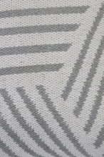 20" Black And White Cotton Geometric Throw Pillow