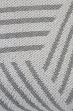 20" Black And White Cotton Geometric Throw Pillow