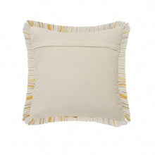 20" X 20" Black Gold And White Polyester And Cotton Blend Geometric Zippered Pillow