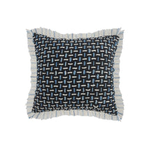 20" X 20" Black Gold And White Polyester And Cotton Blend Geometric Zippered Pillow