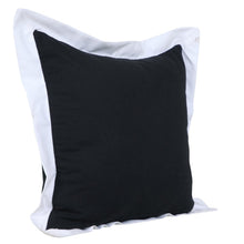 14" X 36" White And Icy Blue 100% Cotton Geometric Zippered Pillow