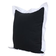14" X 36" White And Icy Blue 100% Cotton Geometric Zippered Pillow