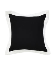 14" X 36" White And Icy Blue 100% Cotton Geometric Zippered Pillow
