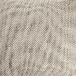 18" Cream Cotton Throw Pillow