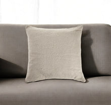 18" Cream Cotton Throw Pillow