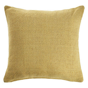 18" Cream Cotton Throw Pillow