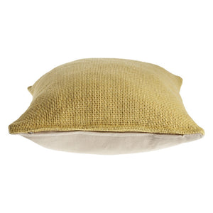 18" Cream Cotton Throw Pillow