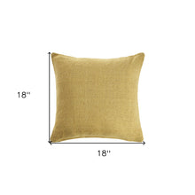 18" Cream Cotton Throw Pillow