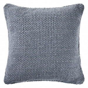 18" Cream Cotton Throw Pillow