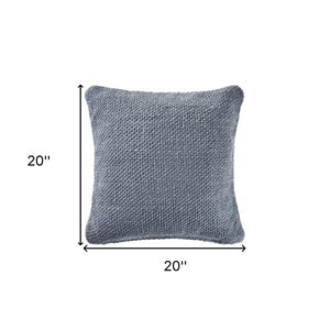 18" Cream Cotton Throw Pillow